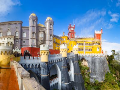View of Palace da Pena - Sintra, Lisboa, Portugal - European travel